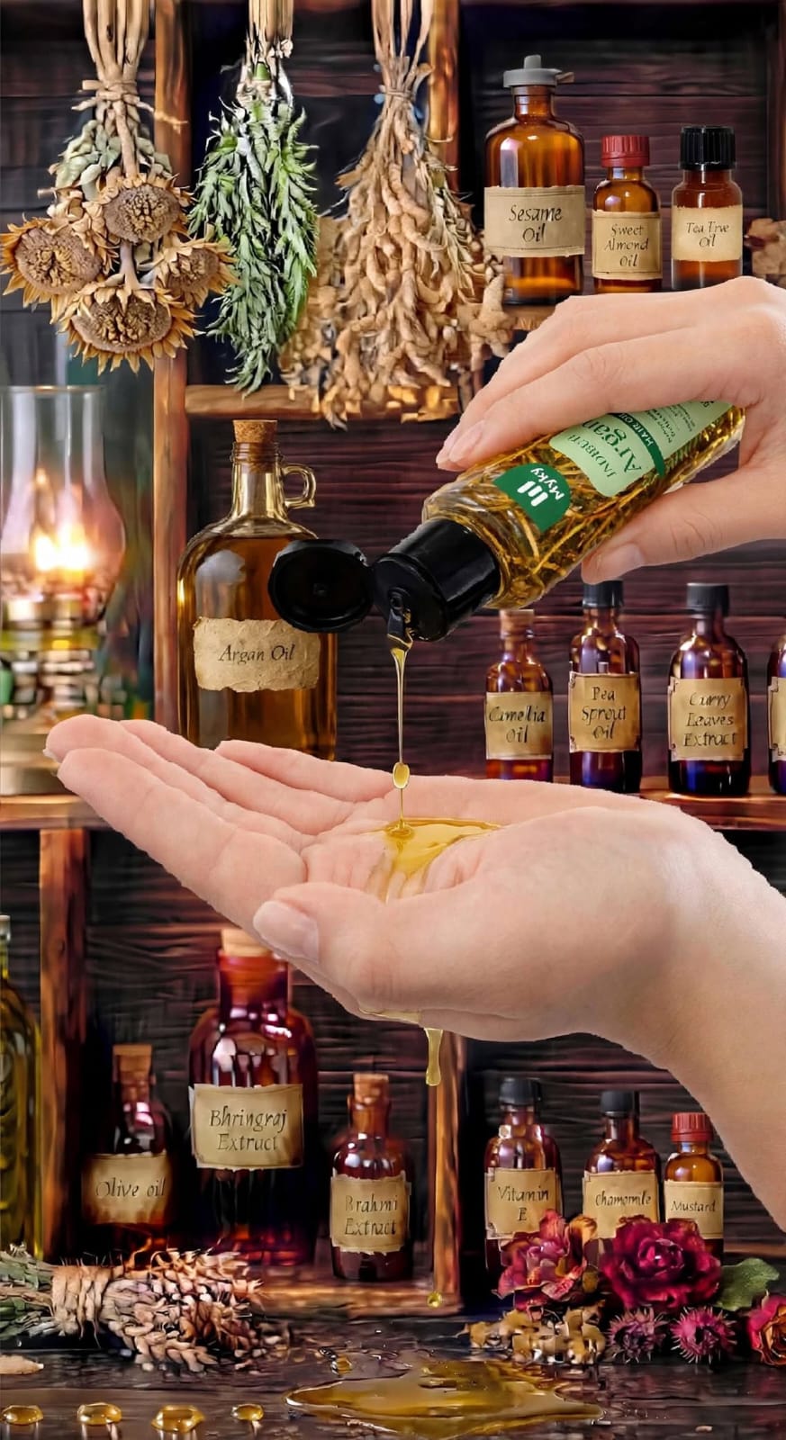 "What does this premium blend do for your hair"?